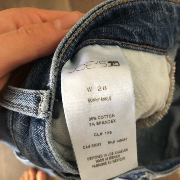 Joe’s Skinny Ankle Jeans SIZE 28 - Picture 4 of 5